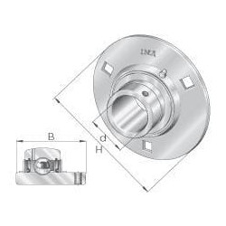 Korpusas GRRY nerūdijančio plieno GRRY30VA
