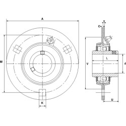 Korpusas GRRY nerūdijančio plieno GRRY30VA