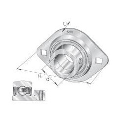 Koreguotas guolio korpusas RALT20FA1258
