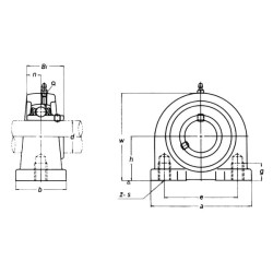 Korpuso blokas UCPA YUCPA210HSKF