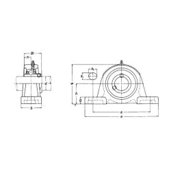 Korpuso blokas UCPX UCPX10SKF