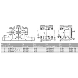 Plummerio bloko korpusas SES515612L