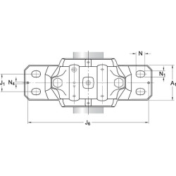 Plummerinių blokų korpusai FSNLD520617