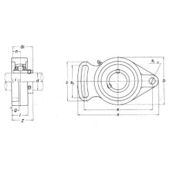 Korpuso blokas UCFA204J7