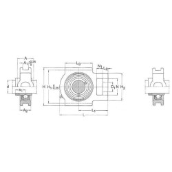 Korpuso blokas TU SKF 7500TU35TF