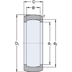 Guminis žiedas vidiniam guoliui 7500RIS207