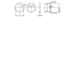 Išorinis fiksavimo žiedas 150x2,5 mm IDC ® WR150
