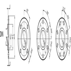 Kardaninis velenas 02-100-010 L1250 EDS021001250W