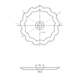 Pjovimo diskas 95x5mm 10.5 Z13 110010015N
