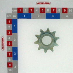 10 dantų žvaigždutė grandininei įtempimo ritinėlei, monoblokinei trąšų pavarai  2005 66004961