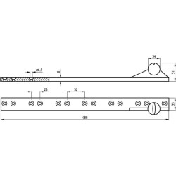 Peilio galvutė, 595 mm 3025613304