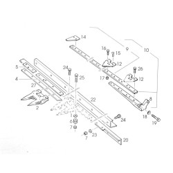 Dantytas varžtas M6x16 (100x) 1093109