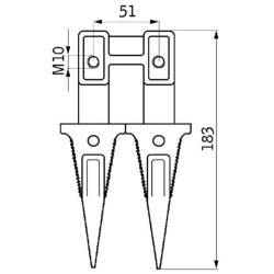 Dvigubo piršto Reform 1104212090N