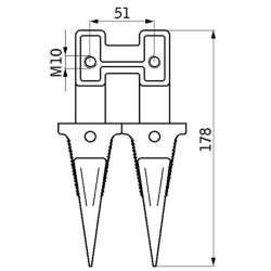 Dvigubo piršto ESM 3310300