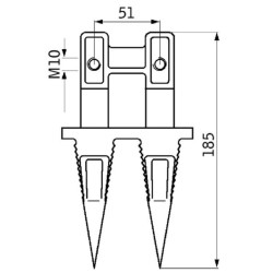 Dvigubas pirštas, skirtas „Reform 110421340N“