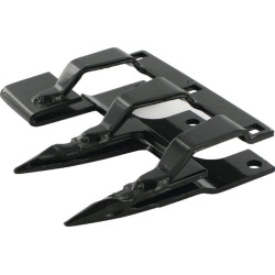 Trigubas kreipiamasis pirštas, 12 mm, juodas, tinka John Deere 1072101