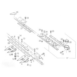Pilna 130 mm peilio galvutė 1127001