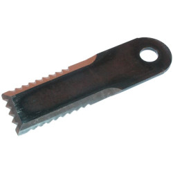 Rotacinis šiaudų smulkintuvo peilis 173x50x4mm Ø 18mm 281412Z