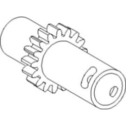 Pavarų dėžės velenas AV104217