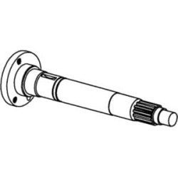 Šiaudų smulkintuvo velenas AV101285