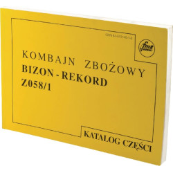 Kombaino BIzon Z-058 atsarginių dalių katalogas 3020505800000