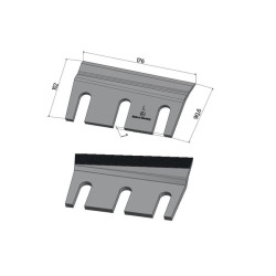 Kukurūzų smulkinimo peilis (kairysis) Z62076N