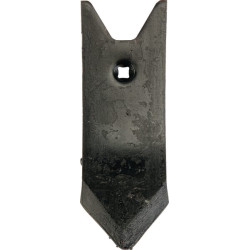 Kultivatoriaus kaltelis 290x100x12 mm, lenktas, 1 skylė, tinka Köckerling 506014CKR