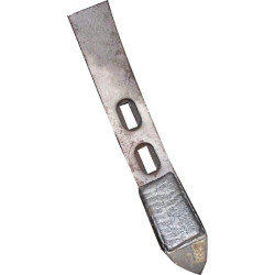 Kultivatoriaus kaltelis 350x50x20mm, grūdintas, lenktas, 2 skylės CP36050CN