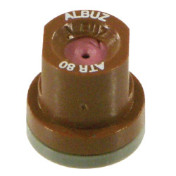 Tuščiaviduris kūginis antgalis ATR 80° rudas keraminis Albuz ATR80BROWN