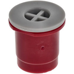 Tuščiaviduris kūginis antgalis TR 60° 04 keraminis raudonas TR6004