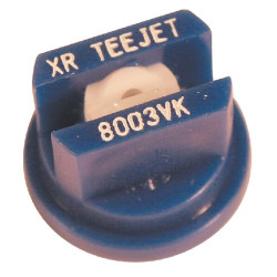 Plokščias vėduoklinis antgalis XR 80° 03 mėlynas keraminis TeeJet XR8003VK