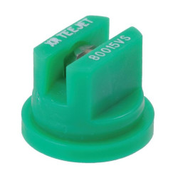 Plokščias vėduoklinis antgalis XR 80° 015 žalias nerūdijantis plienas TeeJet XR80015VS