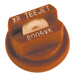 Plokščias vėduoklinis antgalis XR 80° 05 rudas keraminis TeeJet XR8005VK