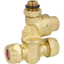 Dvigubas žalvarinis antgalio laikiklis 1,0/1,2 F20002A