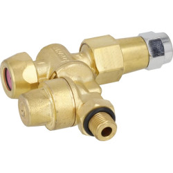 Dvigubas reguliuojamas žalvarinis antgalio laikiklis H1,2 P.1,5 F20003