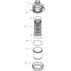 Siurbimo filtras 1 1/4" 60-100 l/min, 50 akių 3122153