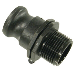 Camlock tipo F 1" išorinis sriegis, polipropilenas 18104F