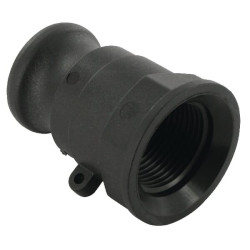 Camlock tipo A tipo 3/4 colio vidinis sriegis, polipropilenas 18103A