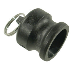 Camlock tipo DP 1 1/4 colio kamštis, polipropilenas 18105G