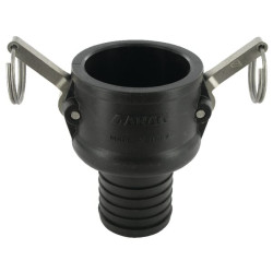 Camlock C tipo 2" žarnos antgalis, polipropilenas 18107C