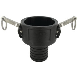 Camlock C tipo 3 colių žarnos antgalis, 63 mm, polipropilenas, 18109C8