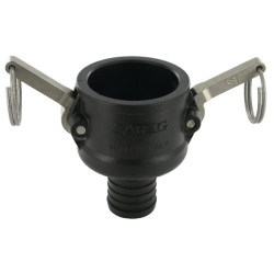 „Camlock“ C tipo 1 1/2 colio žarnos antgalis, 32 mm, polipropilenas, 18106C5