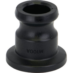 Camlock tipo 1 colio M flanšas 1 colio polipropilenas M100A