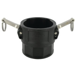 Camlock tipo D tipo 3 colių vidinis sriegis, polipropilenas 18109D