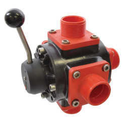 Rutulinis vožtuvas 5 padėčių 2" VTDC0600