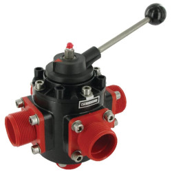 Rutulinis vožtuvas 5 padėčių 1 1/2" VTDC3000