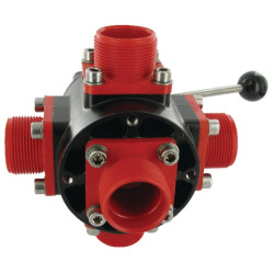 Rutulinis vožtuvas 5 padėčių 1 1/2" VTDC3000