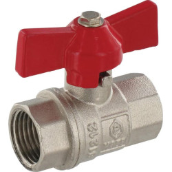 1/2" rutulinis vožtuvas su sparno rankena, vidinis/vidinis KS12FV