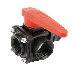 Rutulinis vožtuvas, 3 padėčių, 1 1/2 colio, vidinis sriegis 453015D66