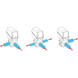 Elektrinis 3 padėčių rutulinis vožtuvas 1 1/2" 853K15A66